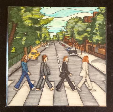 The Beatles Abbey Road Original Album Cover Art Plus Album - Etsy