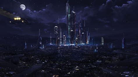 Futuristic, aesthetic future city HD wallpaper | Pxfuel