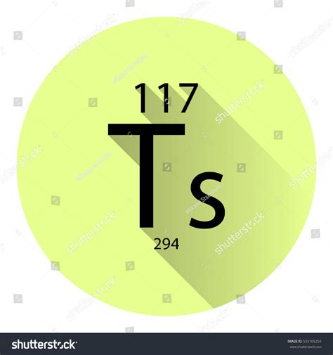 Periodic Table Element Tennessine Basic Properties Stock Vector (Royalty Free) 533165254 ...