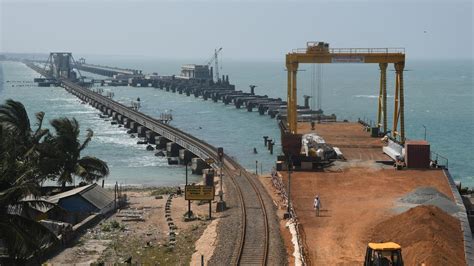 Assembling of vertical lift for new Pamban bridge to start soon - The Hindu