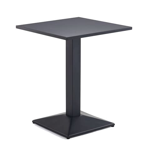 24"x 24" Black Metal Table