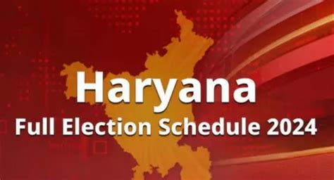 Haryana Lok Sabha Election 2024: Full Schedule for all Seats