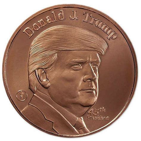 PRESIDENT TRUMP 100% COPPER ROUND COIN ~ High Quality