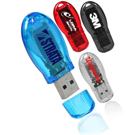 16GB Personalized USB Drives | Translucent USB Flash Drives with Logos