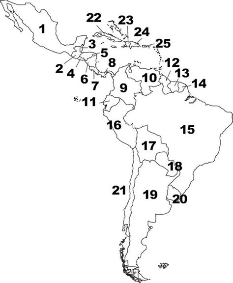 Countries and Capitals of Central and South America Quiz - By JoelleAlice