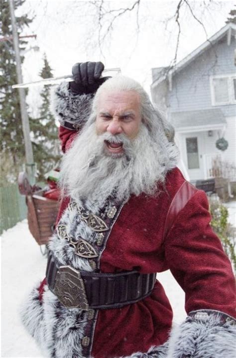 Bill Goldberg as Santa/Satan in "Santa's Slay" | Christmas horror movies, Christmas horror ...