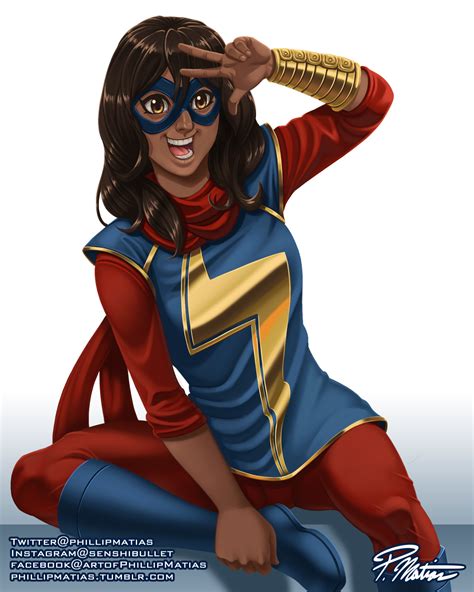 Ms. Marvel - Kamala Khan by PhillipMatias on DeviantArt