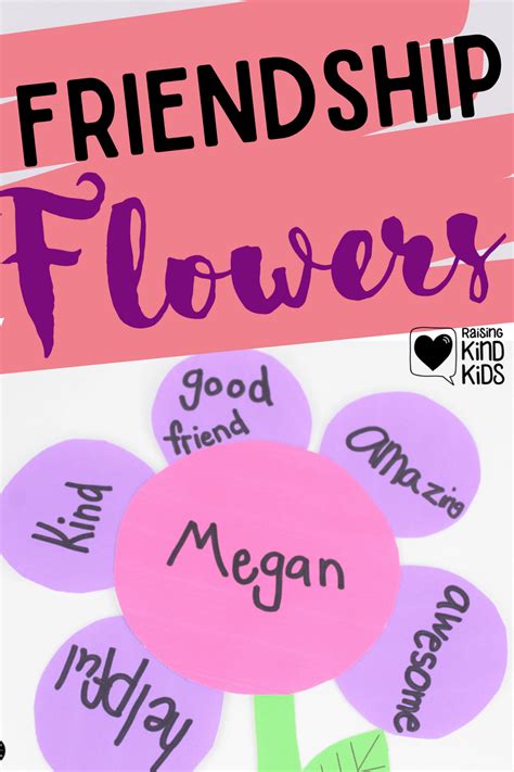 Our Friendship Flower Template | Best Flower Site