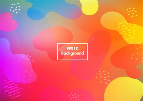 Premium Vector | Website template with colorful geometric shape background