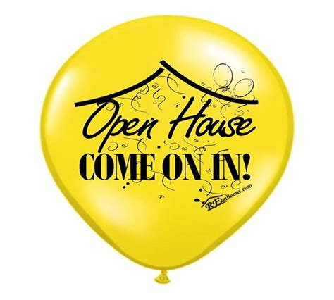 Open House BalloonsMake Your Open House POP with this Pack of (10 ...