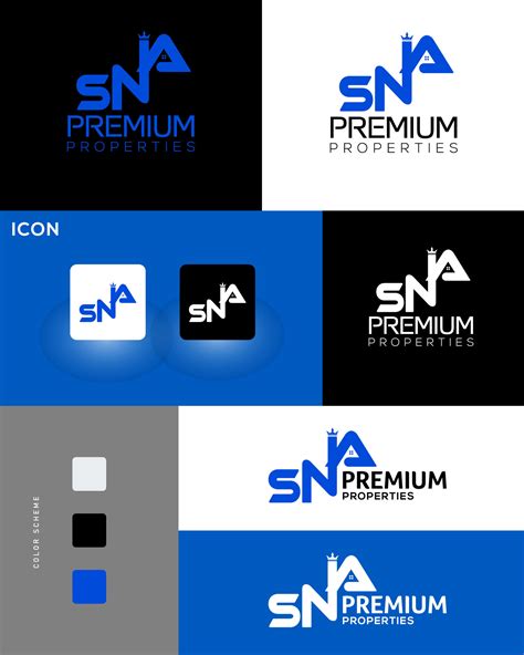 SNA logo icon design template elements for your application or ...