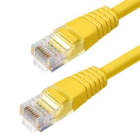 Alta calidad Cat5e Cables amarillo Internet Ethernet LAN CAT5e Cable de ...