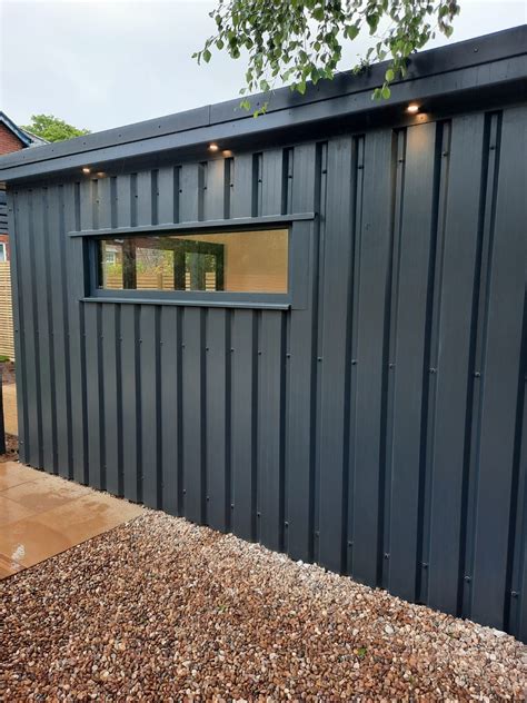 Shed Cladding, Metal Cladding, Garden Office, Garden Room, Standing ...