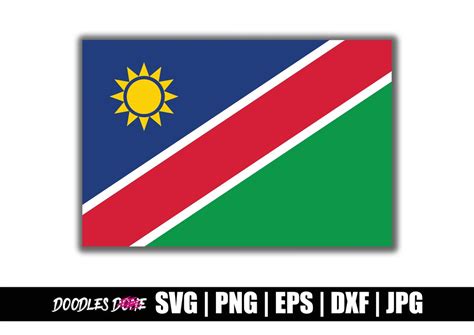 Namibia Flag Svg Png Eps Dxf Jpg Files Clip Art Vector - Etsy