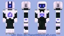 Cute Robot Minecraft Skin