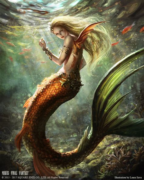 Mobius Final Fantasy - Mermaid by anotherwanderer on DeviantArt