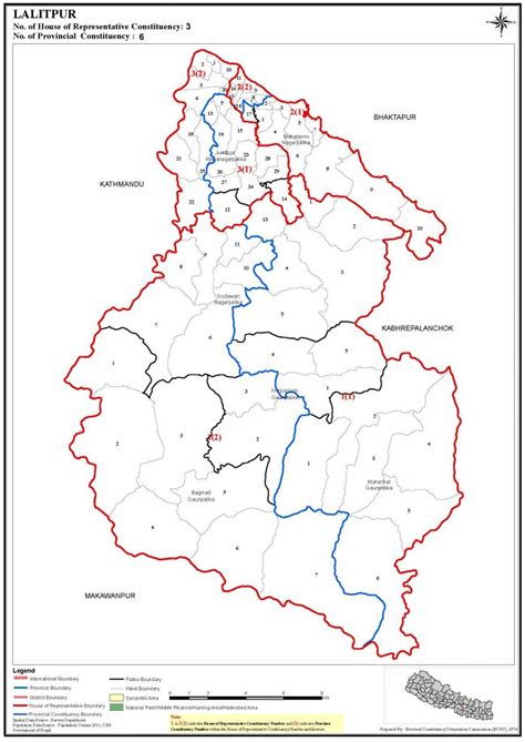 Constituency Map of Lalitpur District of Nepal – Nepal Archives