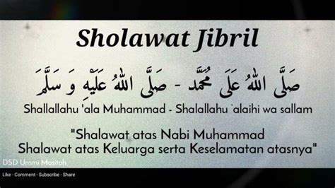 Lirik Sholawat Jibril (Shallallahu Ala Muhammad) Lengkap Arab, Latin, dan Artinya - Tribunsumsel.com