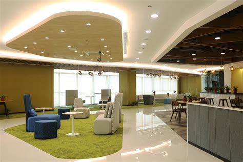 DuPont Tedlar Wallcoverings Corteva Corporate Office Interior Employee Lounge Design Cove ...