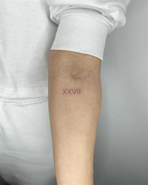 Roman numerals tattoo by Conz Thomas - Tattoogrid.net