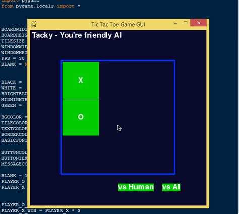 Tic Tac Toe Game GUI Project in Python | SourceCodester