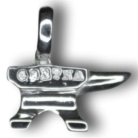 Gretna Green Anvil Wedding Charm in Silver