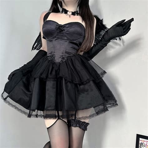 Fallen angel cosplay dress set – Cutiekill