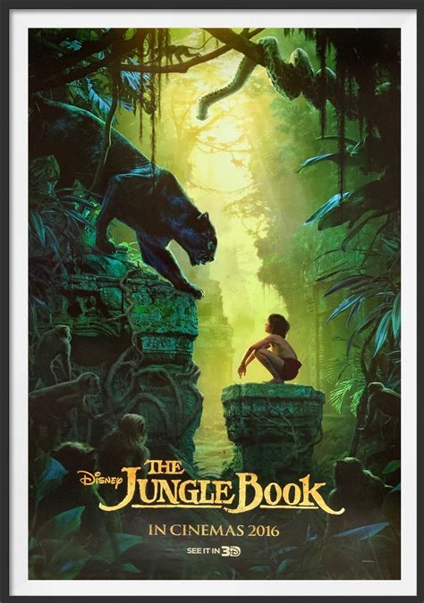 The Jungle Book - 2016 - Original Movie Poster - Art of the Movies