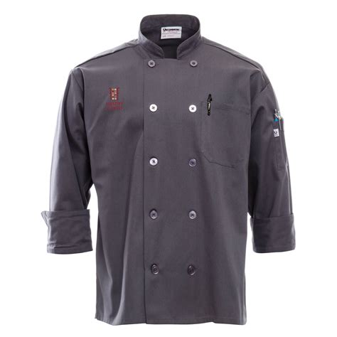 Grey Chef Coat - Chef Duds