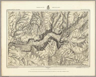 Topographical Map Of The Yosemite Valley And Vicinity. Preliminary Edition. / Wheeler, G.M. / 1883