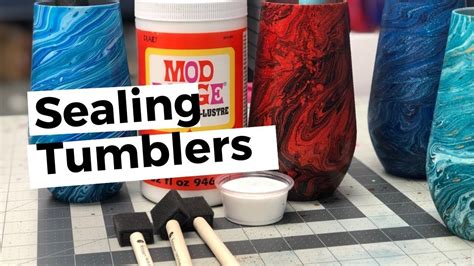 How To Seal a Marble Tumbler: Step-by-Step for Beginners - YouTube | Tumbler cups diy, Sealing ...
