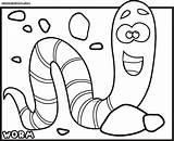 Free Printable Worm Coloring Page  SamuelteTyler sketch template