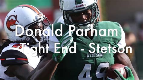 2019 NFL Draft Prospect Donald Parham, TE, Stetson Highlights - YouTube