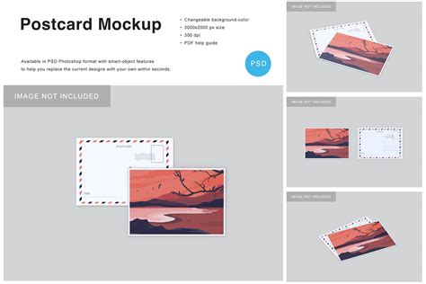 Postcard Mockup - Design Cuts