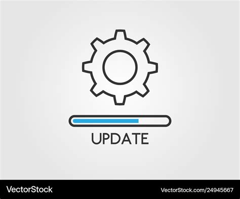 Update software concept upgrade system icon Vector Image