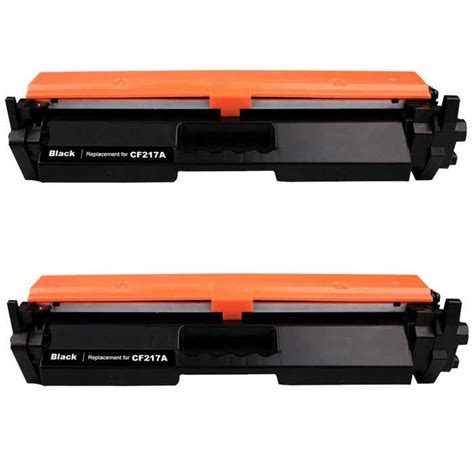 HP 17A (CF217A) Black Compatible Toner Cartridge Twin Pack