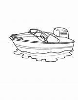 Coloring Boat Motor Pages Boats Sheets Spring Printable Kids Colouring  sketch template