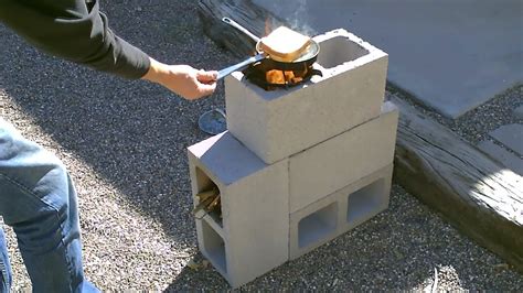 The "4 Block" Rocket Stove! - DIY Rocket Stove - (Concrete/Cinder Block ...