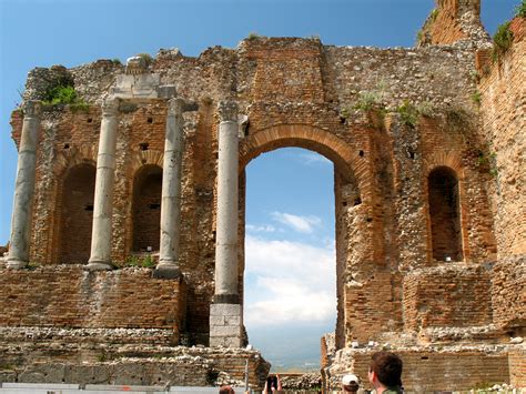 the ancient Greek theater in Taormina | Ancient greek theatre, Ancient greek, Taormina