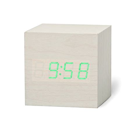 Sound Activated Digital LED Wooden Alarm Clock – Project Yourself