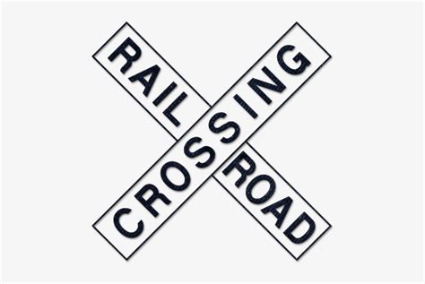 Printable Railroad Crossing Sign