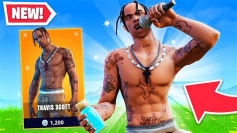 Epic gave me the *NEW* Travis Scott skins EARLY! - YouTube