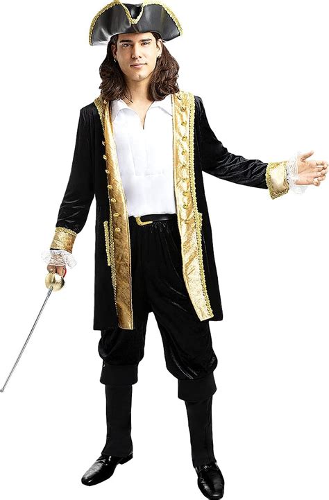 Buy Funidelia | Deluxe Pirate Costume - Colonial Collection for man ...