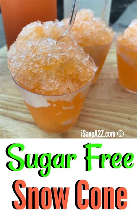 Sugar Free Snow Cone Syrup Recipe - iSaveA2Z.com