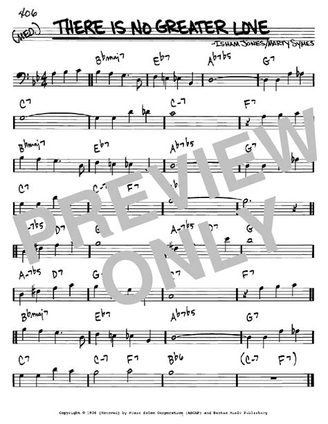 There Is No Greater Love | Sheet Music Direct