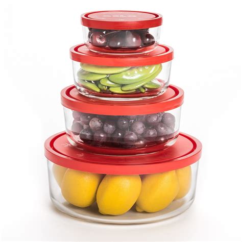 Bormioli Rocco Gelo Glass Storage Bowls- Set of 4 - Save 60%