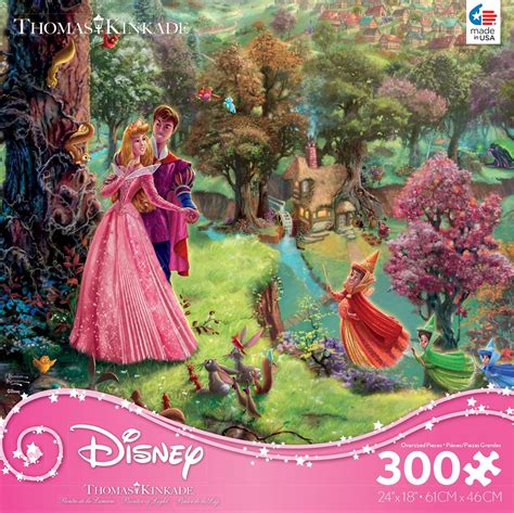 Thomas Kinkade Disney Princess - Sleeping Beauty - 300 Oversized Piece ...