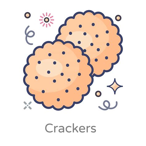 Crackers Saltine Design 2573598 Vector Art at Vecteezy