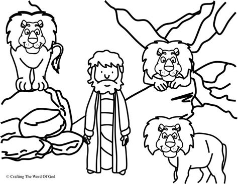 Daniel In The Lion Den Coloring Pages - Coloring Home