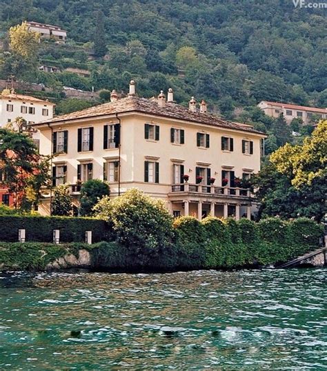 George Clooney’s Villa Oleandra in Laglio, on the western shore of Lake ...